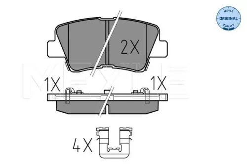 MEYLE Brake Pad Meyle (025 253 3715/W)