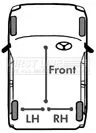 FIRST LINE FIRST LINE (FKB2959) Cable Pull, parking brake 