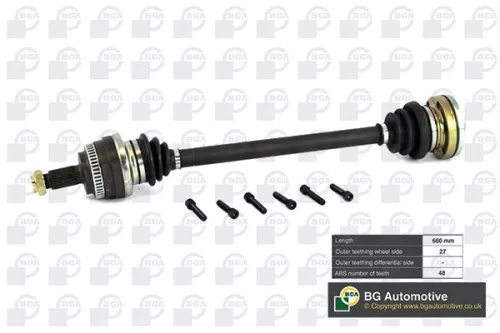 BGA BGA DS0900R Bga Rear Right Drive Shaft For Bmw 1 3 Series 