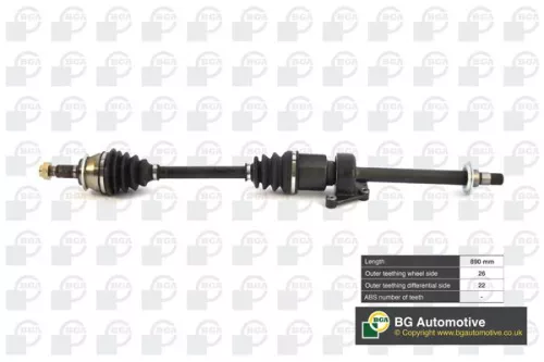 BGA DS0909RA Drive Shaft