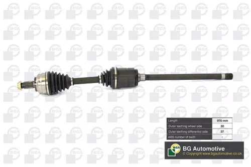 BGA BGA DS0911RA BGA DS0911RA Drive Shaft 
