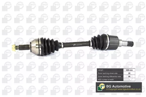 front axle left BGA Drive Shaft