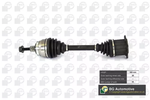 BGA BGA DS2305 Bga Front Left Or Right Drive Shaft For Ford Seat Vw Alhambra Galaxy Sharan 