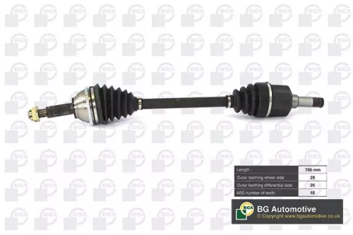 BGA DS2320LA Drive Shaft
