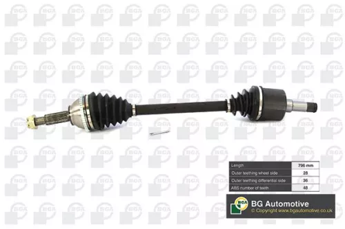 BGA BGA DS2326L BGA DS2326L Drive Shaft 
