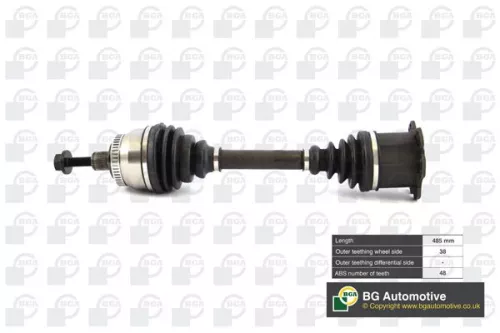front axle left front axle right BGA Drive Shaft