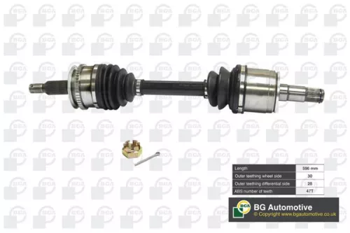 BGA DS6101L Drive Shaft