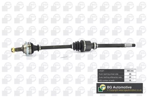 BGA BGA DS6722RA BGA DS6722RA Drive Shaft 