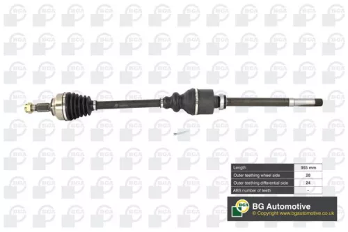 BGA BGA DS6736R BGA DS6736R Drive Shaft 