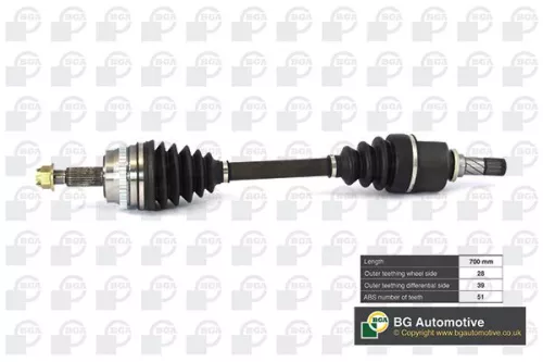 BGA BGA DS9528L BGA DS9528L Drive Shaft 