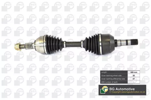 BGA BGA DS9532 Bga Front Left Or Right Drive Shaft For Opel Saab Vauxhall 9-3 Signum Vectra 