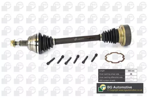 BGA BGA (DS9618L) front axle left BGA Drive Shaft 