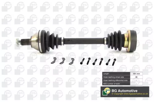 BGA DS9627L Drive Shaft