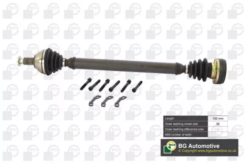 BGA BGA DS9627R BGA DS9627R Drive Shaft 