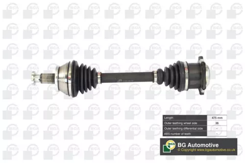 BGA BGA DS9628L BGA DS9628L Drive Shaft 