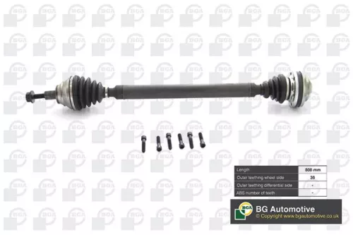 BGA BGA DS9631R BGA DS9631R Drive Shaft 