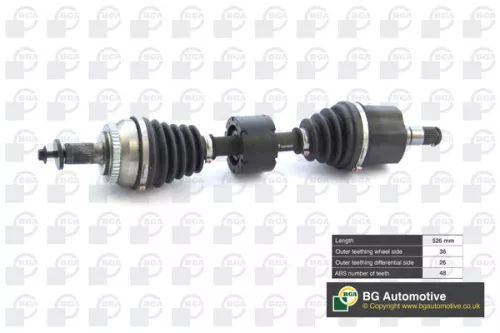front axle left BGA Drive Shaft
