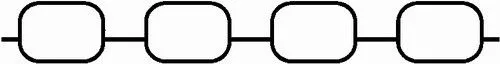 BGA Gasket, intake manifold (MG0588)