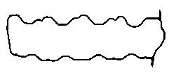 BGA BGA RC9312 Gasket, cylinder head cover 
