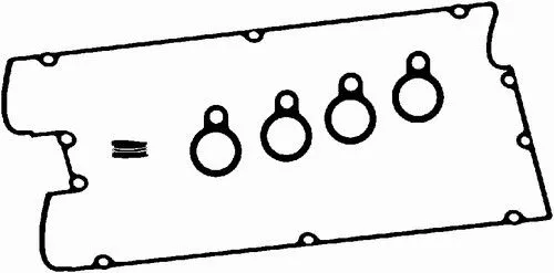 BGA BGA RK5360 Gasket Set, cylinder head cover 