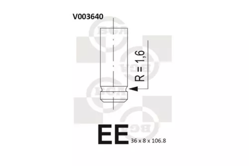 BGA Exhaust Valve (V003640)