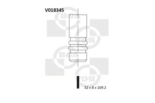 BGA Exhaust Valve (V018345)