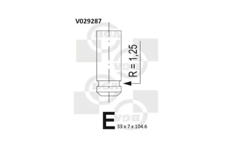 BGA BGA V029287 Intake Valve 