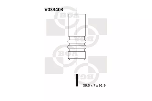 BGA BGA V033403 Intake Valve 