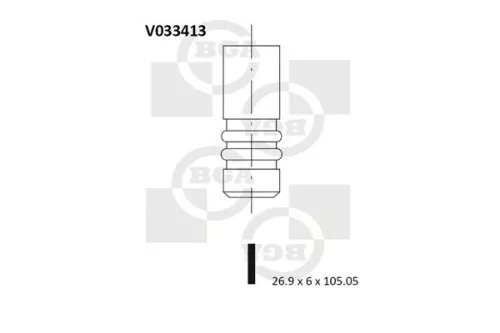 BGA BGA V033413 Intake Valve 