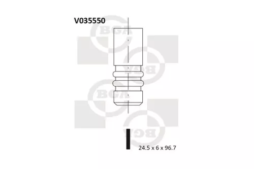 BGA Exhaust Valve (V035550)