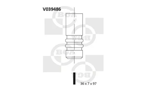 BGA BGA V039486 Intake Valve 
