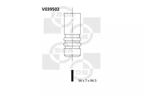 BGA BGA V039502 Intake Valve 