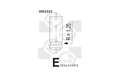 BGA BGA V051315 Intake Valve 
