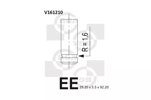 BGA BGA V161210 Intake Valve 