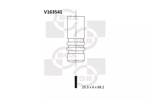 BGA Exhaust Valve (V163541)