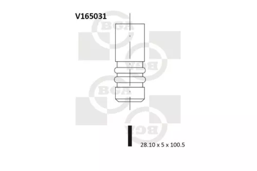 BGA Exhaust Valve (V165031)