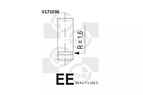 BGA BGA V171036 Intake Valve 