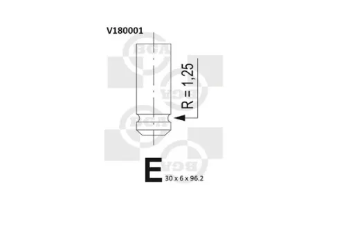 BGA BGA V180001 Intake Valve 