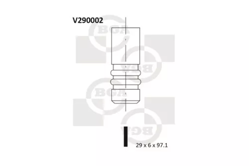 BGA BGA V290002 Intake Valve 