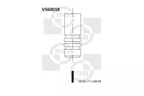 BGA Exhaust Valve (V560018)