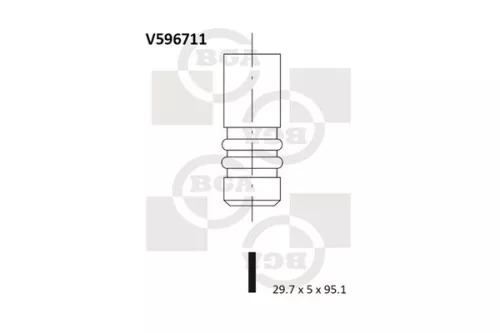 BGA BGA V596711 Intake Valve 
