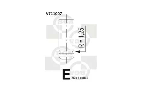 BGA BGA V711007 Intake Valve 
