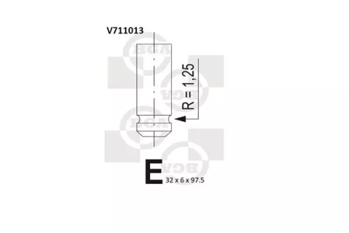 BGA BGA V711013 Intake Valve 