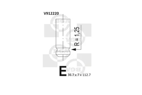 BGA BGA V912220 Intake Valve 