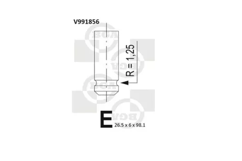 BGA Exhaust Valve (V991856)