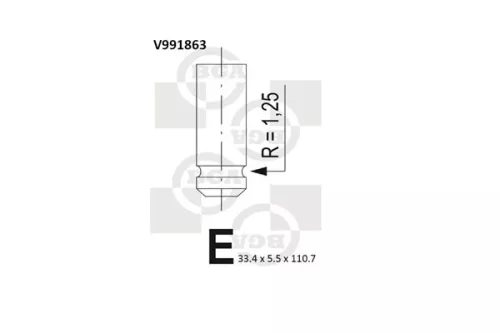 BGA BGA V991863 Intake Valve 
