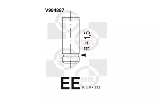 BGA Exhaust Valve (V994887)