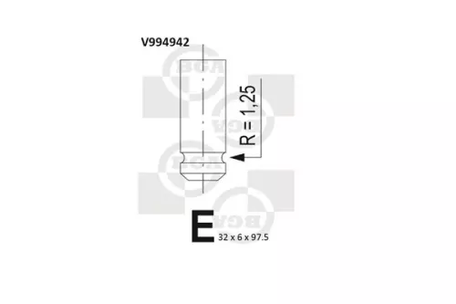 BGA Exhaust Valve (V994942)