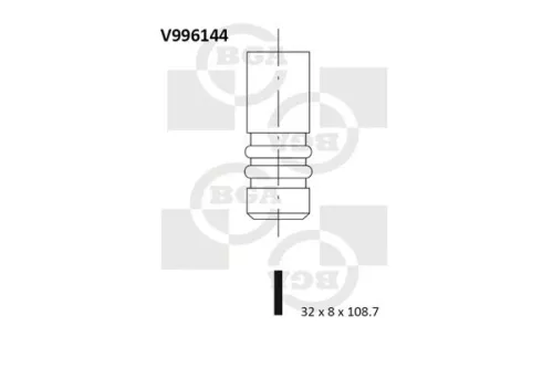 BGA Exhaust Valve (V996144)