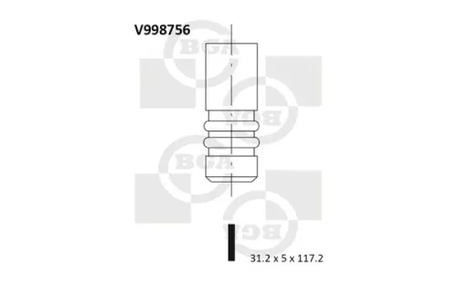 BGA BGA V998756 Intake Valve 